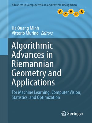 cover image of Algorithmic Advances in Riemannian Geometry and Applications